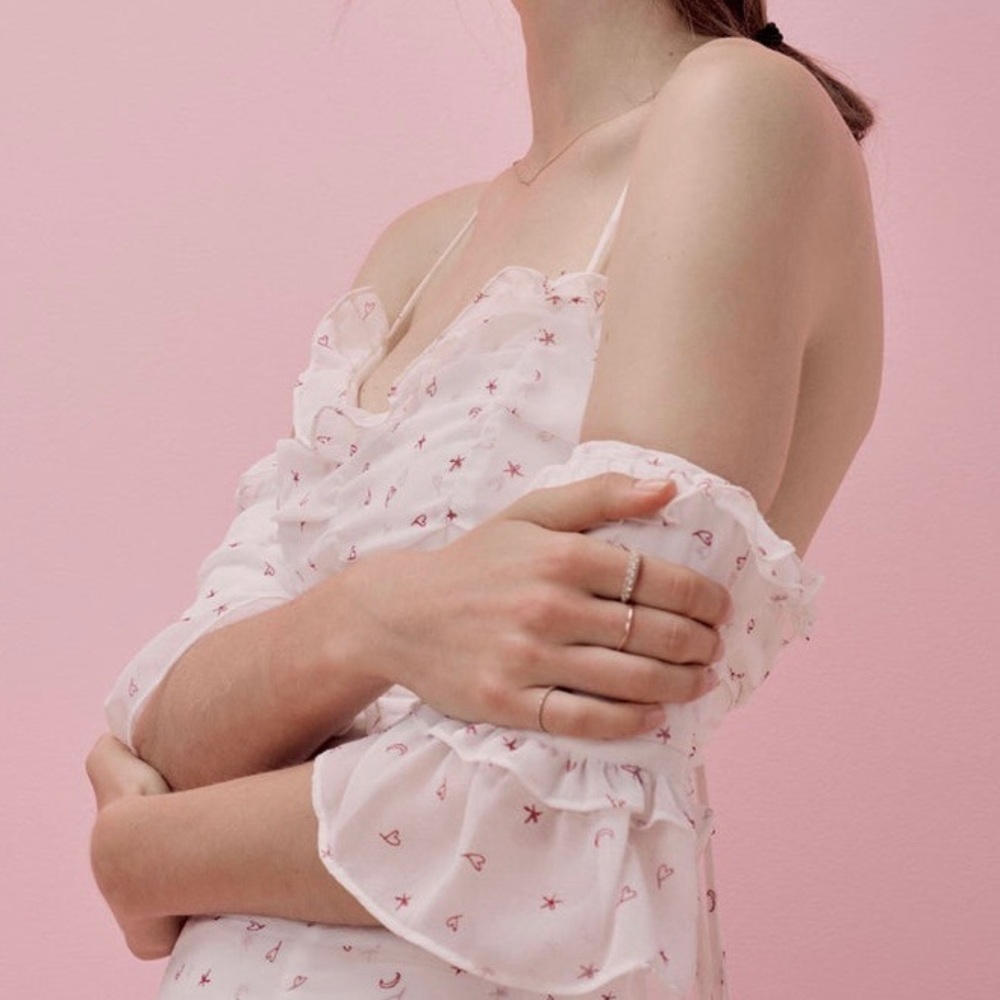 NWT For Love & Lemons La Brooke Cocktail Dress - Picture 10 of 12
